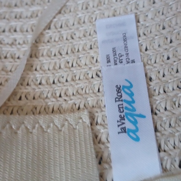 2/$70 Large Beige Summer Hat - Picture 4 of 6